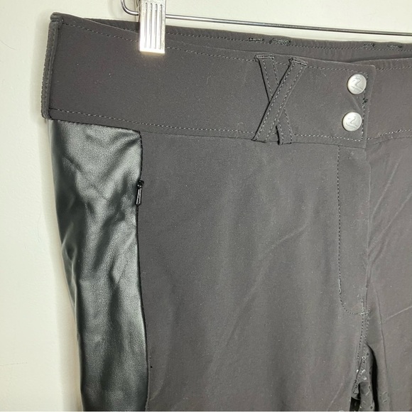 Horze Equestrian riding Pants tights silicone seat black size 32 - Picture 2 of 9